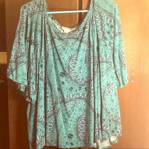 Colorful work blouse